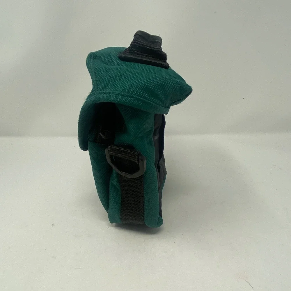Quantaray Camera Bag Green Canvas Padded Shoulder Case with Belt Loop